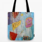 Colourful Abstract Shapes Tote Bag
