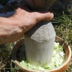 Mallet to smash the cabbage